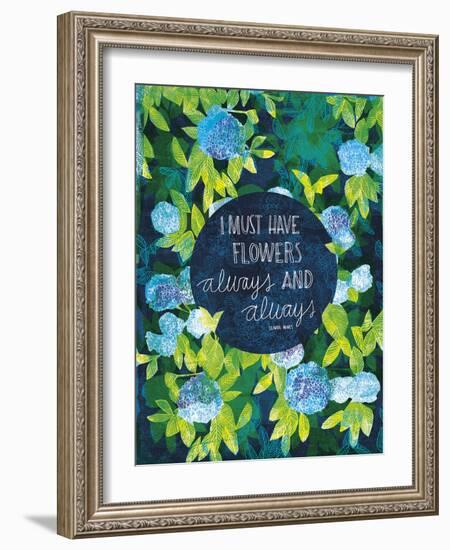 I Must Have Flowers-Paula Mills-Framed Giclee Print