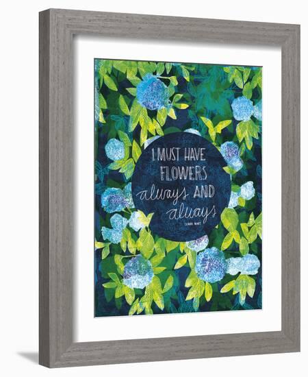 I Must Have Flowers-Paula Mills-Framed Giclee Print