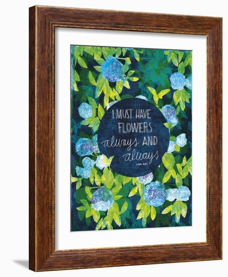 I Must Have Flowers-Paula Mills-Framed Giclee Print