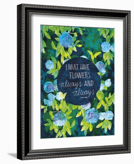 I Must Have Flowers-Paula Mills-Framed Giclee Print