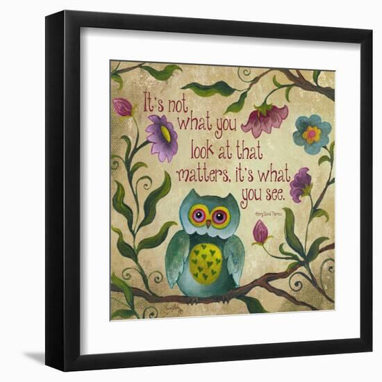 I Owl You I-Elizabeth Medley-Framed Art Print