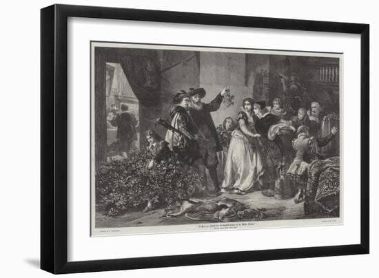 I Pray You Teach Her the English Lesson of the White Berries-Robert Alexander Hillingford-Framed Giclee Print