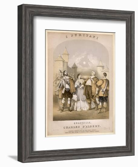 'I Puritani'-null-Framed Art Print