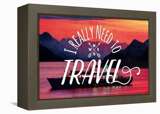 I Really Need to Travel-The Saturday Evening Post-Framed Premier Image Canvas