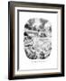 "I roamed the world trying to find myself, and then I came home and discov?" - New Yorker Cartoon-Richard Taylor-Framed Premium Giclee Print