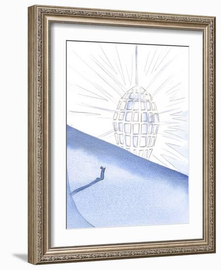 I Saw a Great Diamond, Representing Wisdom. Different 'Aspects' of God Were Reflected in Each Facet-Elizabeth Wang-Framed Giclee Print