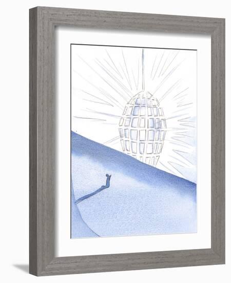 I Saw a Great Diamond, Representing Wisdom. Different 'Aspects' of God Were Reflected in Each Facet-Elizabeth Wang-Framed Giclee Print