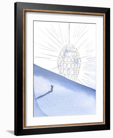 I Saw a Great Diamond, Representing Wisdom. Different 'Aspects' of God Were Reflected in Each Facet-Elizabeth Wang-Framed Giclee Print