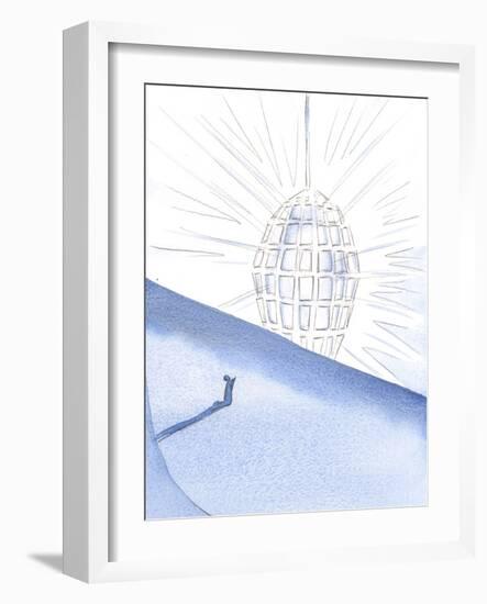 I Saw a Great Diamond, Representing Wisdom. Different 'Aspects' of God Were Reflected in Each Facet-Elizabeth Wang-Framed Giclee Print