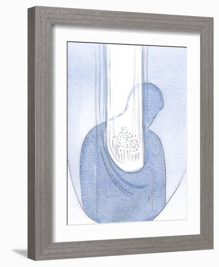 I Saw that All Who are Sheltered in My Heart are Drenched in the Love and Grace of Christ, through-Elizabeth Wang-Framed Giclee Print