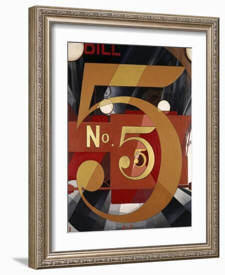 I Saw the Figure 5 in Gold-Charles Demuth-Framed Giclee Print