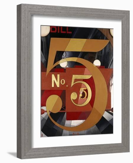 I Saw the Figure 5 in Gold-Charles Demuth-Framed Giclee Print