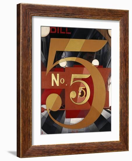 I Saw the Figure 5 in Gold-Charles Demuth-Framed Giclee Print