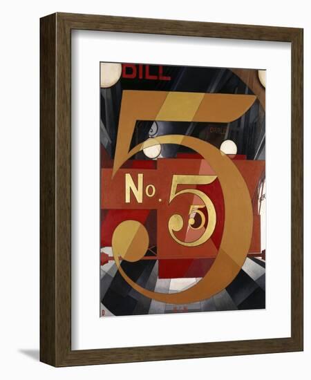 I Saw the Figure 5 in Gold-Charles Demuth-Framed Giclee Print