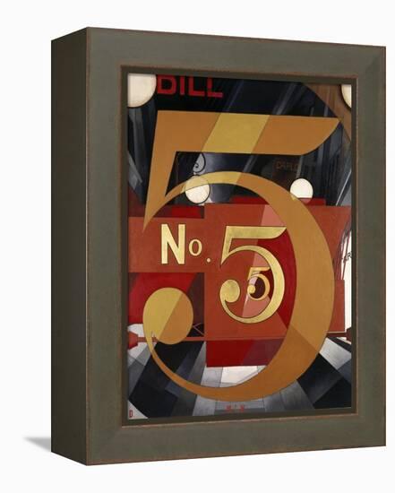I Saw the Figure 5 in Gold-Charles Demuth-Framed Premier Image Canvas