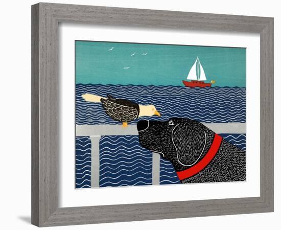 I See A Bird-Stephen Huneck-Framed Giclee Print