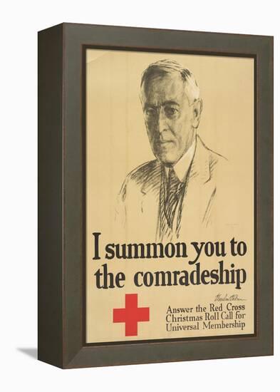 "I Summon You to Comradeship", 1918-null-Framed Premier Image Canvas