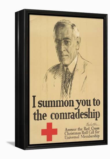 "I Summon You to Comradeship", 1918-null-Framed Premier Image Canvas