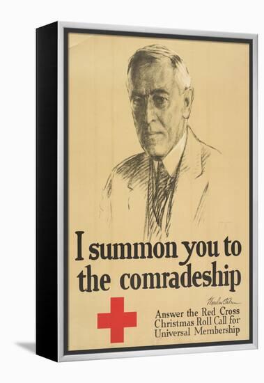 "I Summon You to Comradeship", 1918-null-Framed Premier Image Canvas