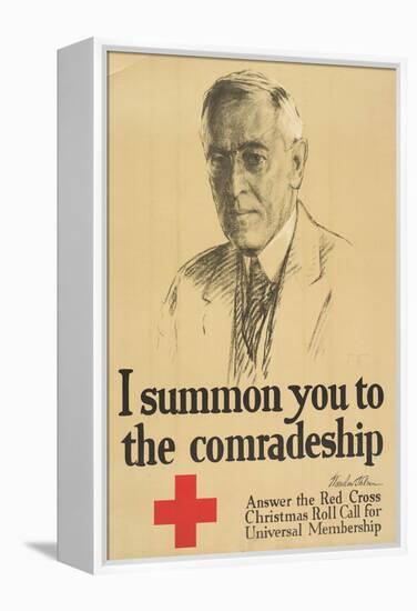 "I Summon You to Comradeship", 1918-null-Framed Premier Image Canvas