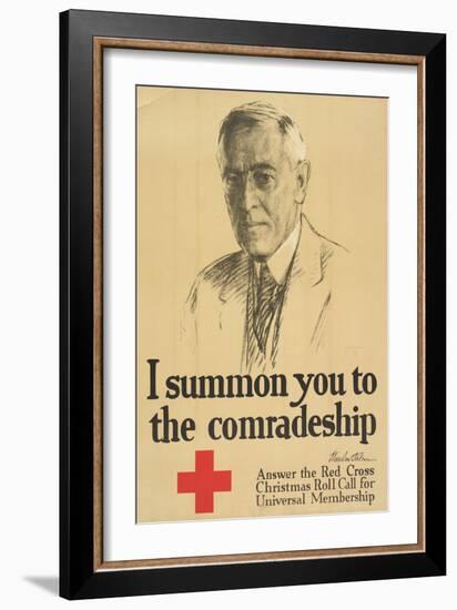 "I Summon You to Comradeship", 1918-null-Framed Giclee Print