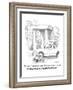 "I swore I wouldn't make the same mistakes with my children as my parents ?" - New Yorker Cartoon-Pat Byrnes-Framed Premium Giclee Print