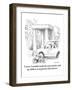 "I swore I wouldn't make the same mistakes with my children as my parents ?" - New Yorker Cartoon-Pat Byrnes-Framed Premium Giclee Print