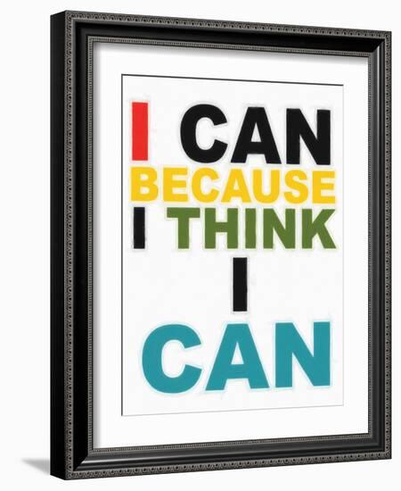 I Think I Can Multi-Taylor Greene-Framed Art Print