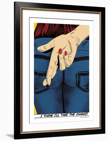 I think I'll take the Chance!-Deborah Azzopardi-Framed Limited Edition