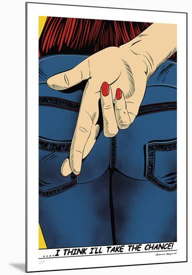 I think I'll take the Chance!-Deborah Azzopardi-Mounted Limited Edition