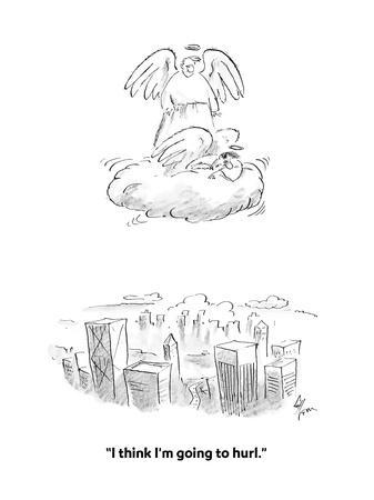 I think I'm going to hurl." - Cartoon' Premium Giclee Print - Frank Cotham  | Art.com