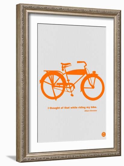 I Thought Of That While Riding My Bike-NaxArt-Framed Art Print