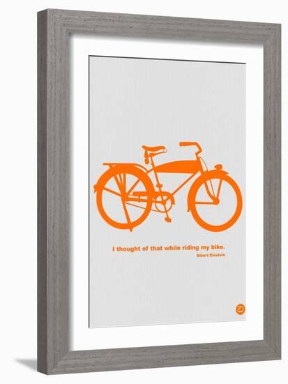 I Thought Of That While Riding My Bike-NaxArt-Framed Art Print