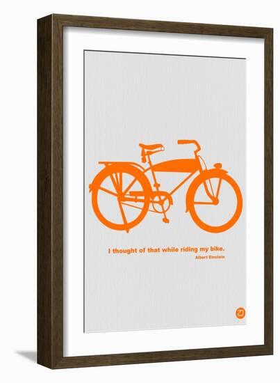 I Thought Of That While Riding My Bike-NaxArt-Framed Art Print
