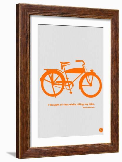 I Thought Of That While Riding My Bike-NaxArt-Framed Art Print
