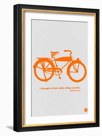 I Thought Of That While Riding My Bike-NaxArt-Framed Art Print