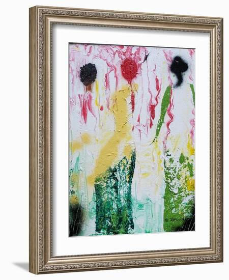 I-Threes-Ikahl Beckford-Framed Giclee Print