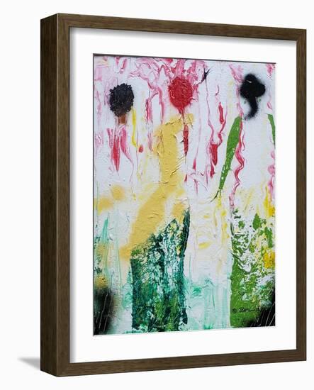 I-Threes-Ikahl Beckford-Framed Giclee Print