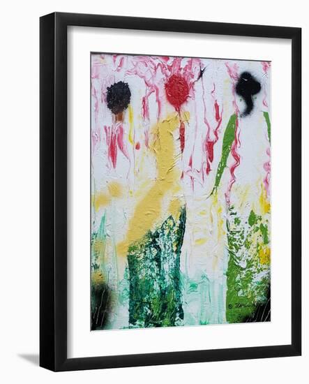 I-Threes-Ikahl Beckford-Framed Giclee Print