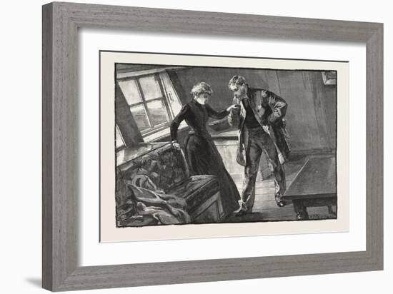 I Took Her Hand and Lifted it to My Lips-William Heysham Overend-Framed Giclee Print