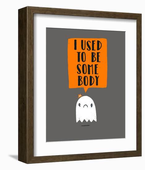 I Used To Be Some Body-Michael Buxton-Framed Art Print