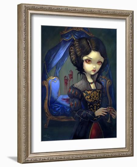 I Vampiri:? Bellissimo Letto-Jasmine Becket-Griffith-Framed Art Print