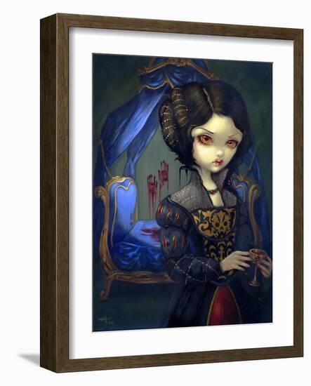 I Vampiri:? Bellissimo Letto-Jasmine Becket-Griffith-Framed Art Print