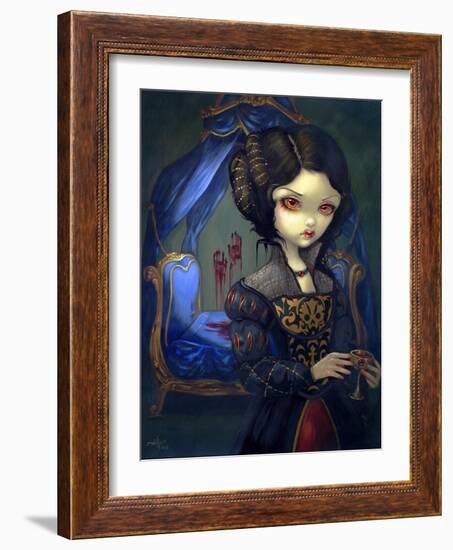 I Vampiri:? Bellissimo Letto-Jasmine Becket-Griffith-Framed Art Print