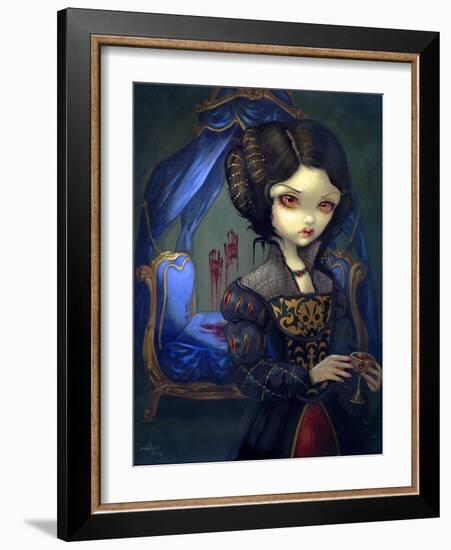 I Vampiri:? Bellissimo Letto-Jasmine Becket-Griffith-Framed Art Print