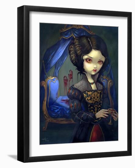 I Vampiri:? Bellissimo Letto-Jasmine Becket-Griffith-Framed Art Print