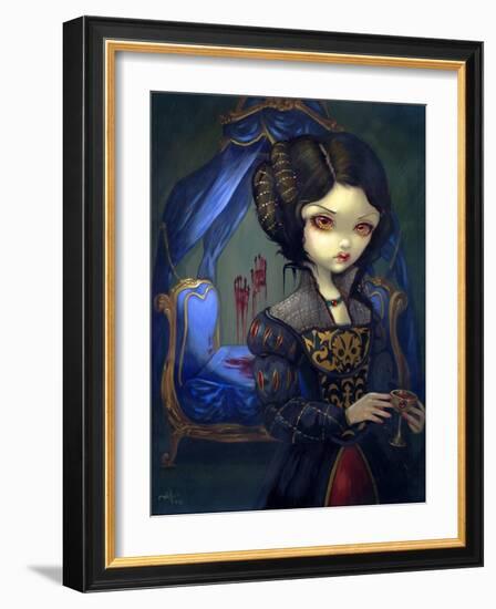 I Vampiri:? Bellissimo Letto-Jasmine Becket-Griffith-Framed Art Print