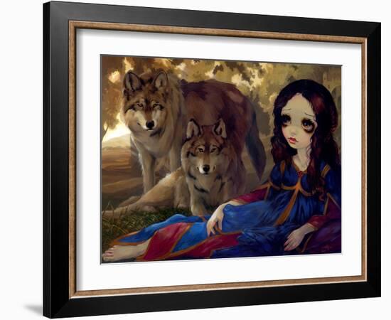 I Vampiri: I Lupi-Jasmine Becket-Griffith-Framed Art Print