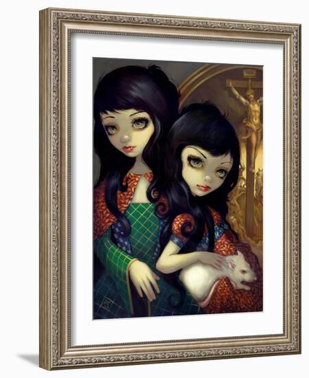 I Vampiri: La Sorelle-Jasmine Becket-Griffith-Framed Art Print