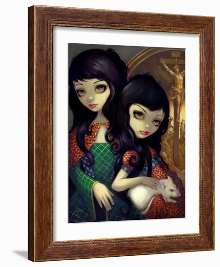 I Vampiri: La Sorelle-Jasmine Becket-Griffith-Framed Art Print